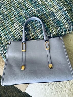 Lavendar Satchel with Gold Hardware